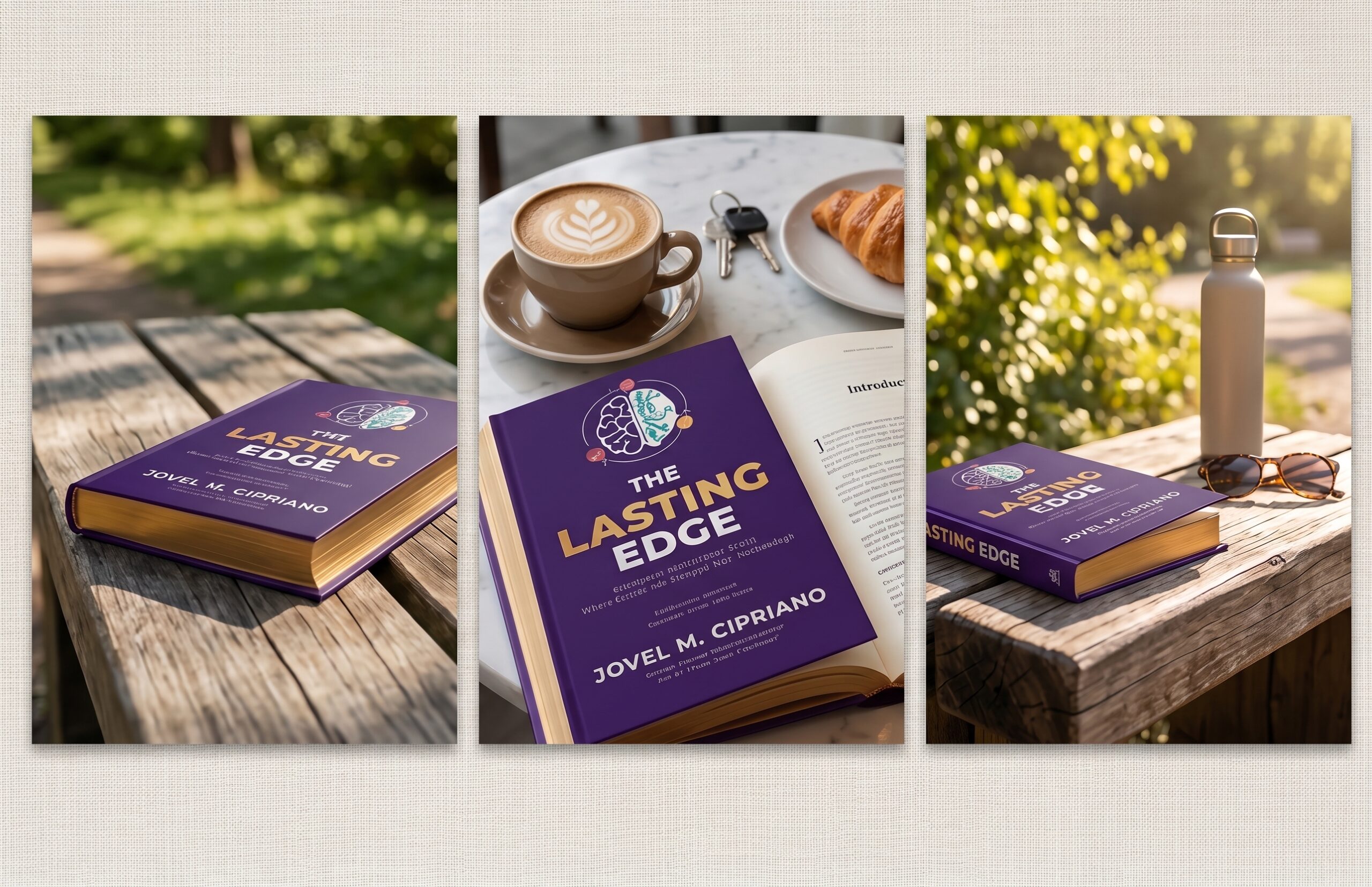 The Lasting Edge hardbound volume display