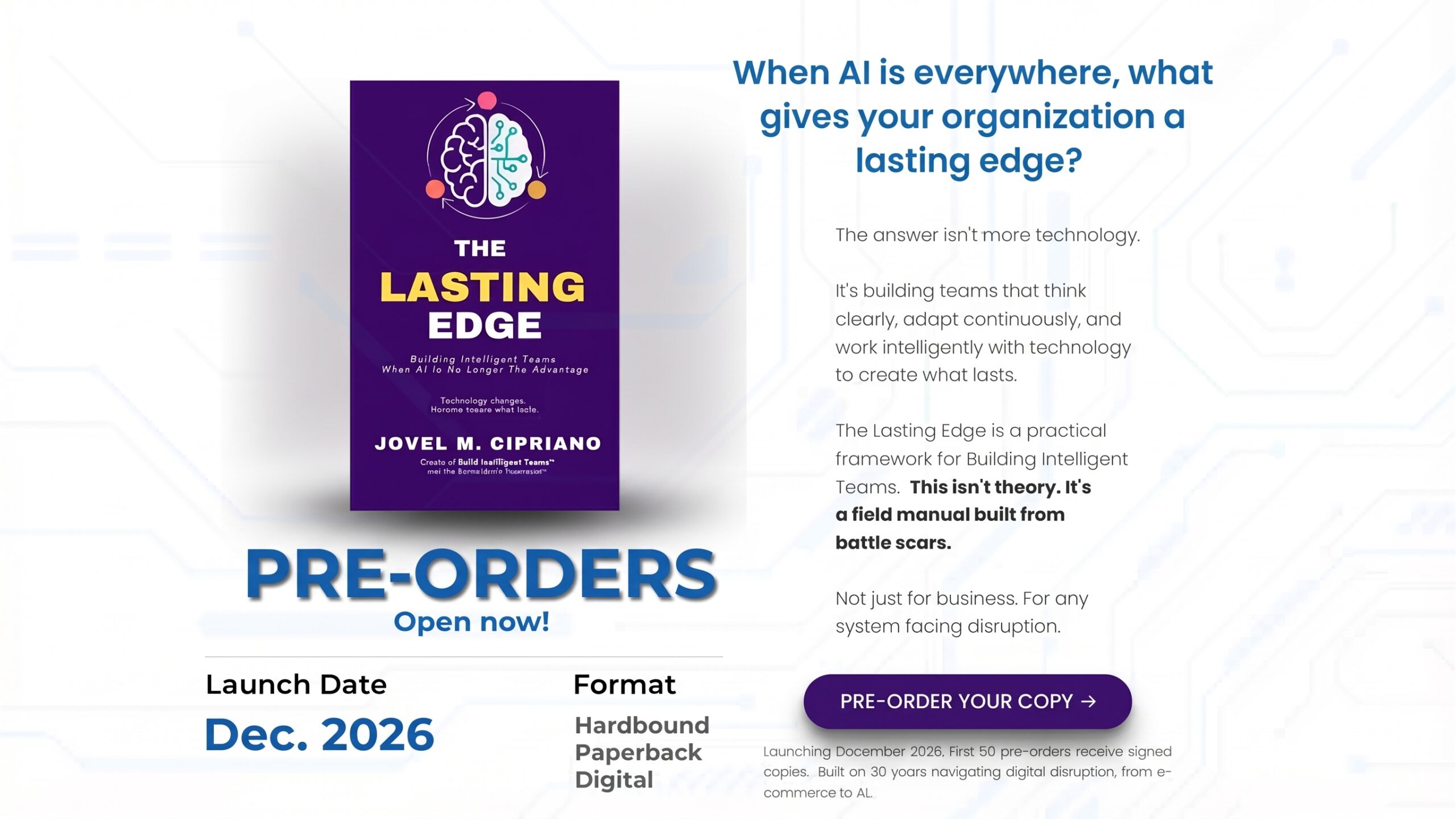 The Lasting Edge Pre-Orders Open Now