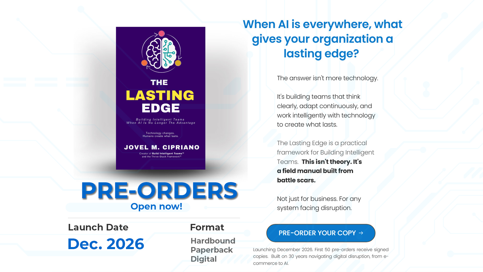 The Lasting Edge Pre-Orders Open Now - Format Specifications and Edition Overview